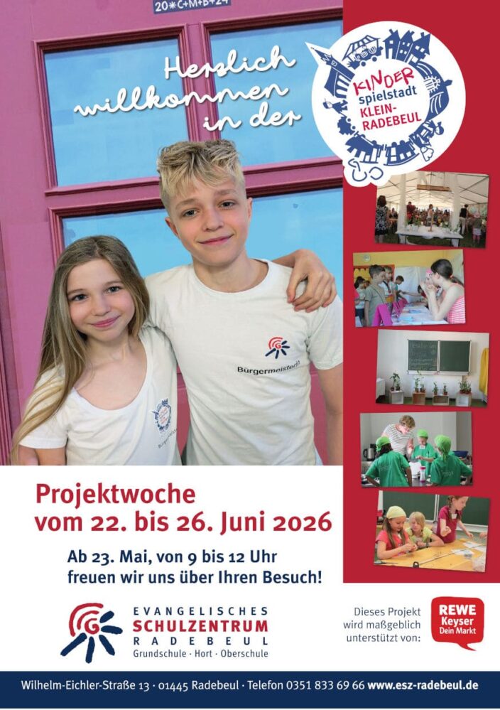 Einladung 23.05.2026 zur Kinderspielstadt Radebeul 2026